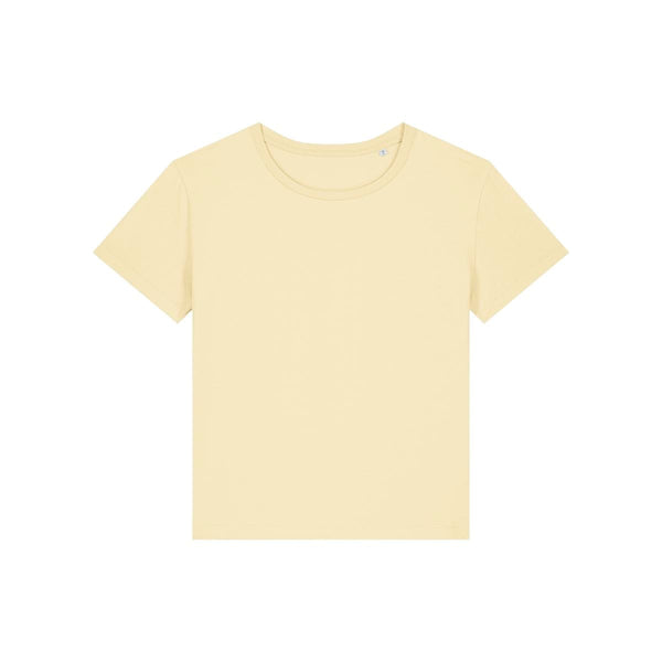 T Shirt Donna Con Scollo Tondo Ampio Stella Serena giallo / XS - personalizzabile con logo