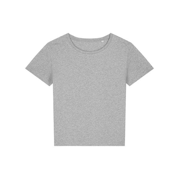 T Shirt Donna Con Scollo Tondo Ampio Stella Serena grigio / XS - personalizzabile con logo
