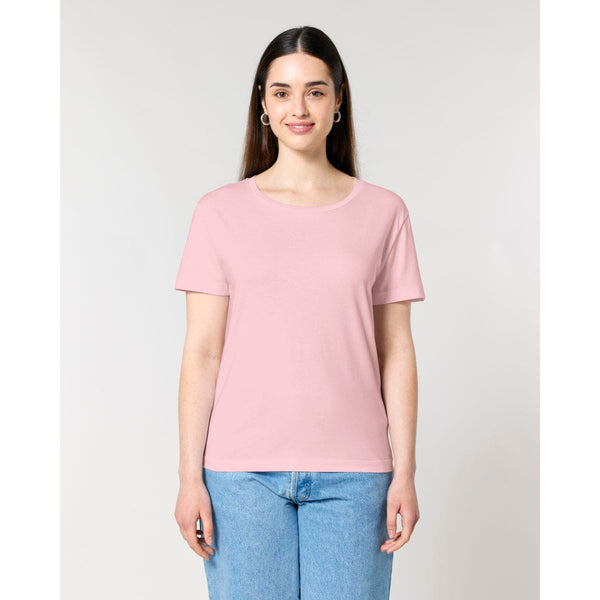 T Shirt Donna Con Scollo Tondo Ampio Stella Serena - personalizzabile con logo