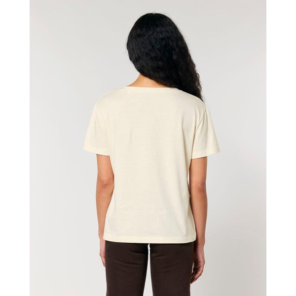 T Shirt Donna Con Scollo Tondo Ampio Stella Serena - personalizzabile con logo