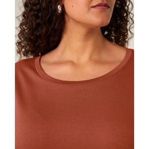 T Shirt Donna Con Scollo Tondo Ampio Stella Serena - personalizzabile con logo