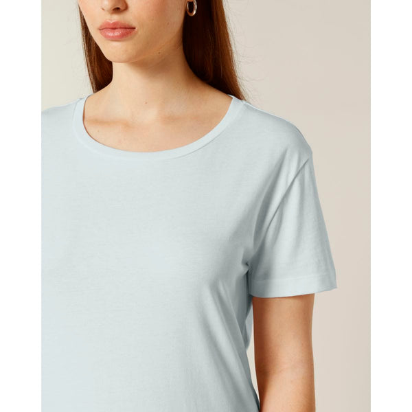 T Shirt Donna Con Scollo Tondo Ampio Stella Serena - personalizzabile con logo