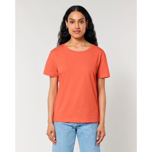 T Shirt Donna Con Scollo Tondo Ampio Stella Serena - personalizzabile con logo