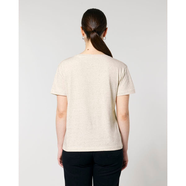 T Shirt Donna Con Scollo Tondo Ampio Stella Serena - personalizzabile con logo