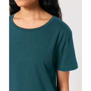 T Shirt Donna Con Scollo Tondo Ampio Stella Serena - personalizzabile con logo