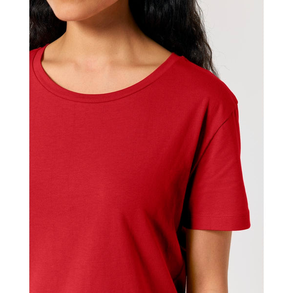 T Shirt Donna Con Scollo Tondo Ampio Stella Serena - personalizzabile con logo