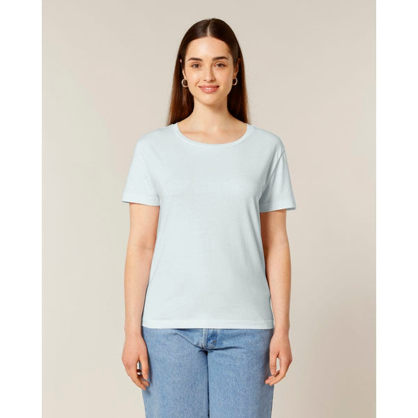 T Shirt Donna Con Scollo Tondo Ampio Stella Serena - personalizzabile con logo