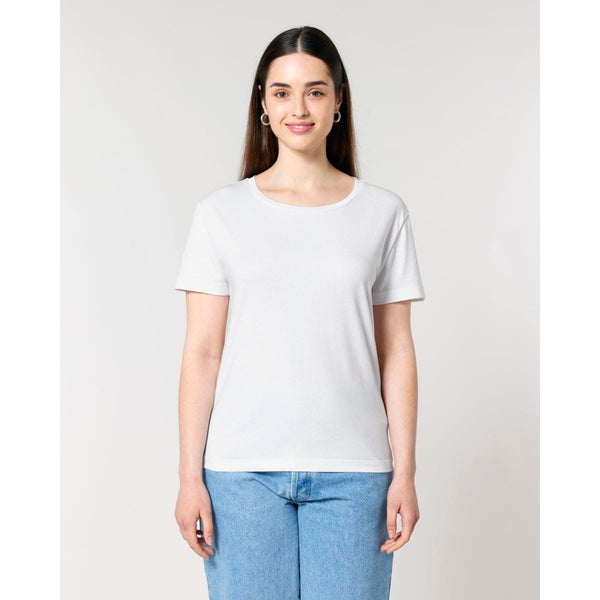 T Shirt Donna Con Scollo Tondo Ampio Stella Serena - personalizzabile con logo