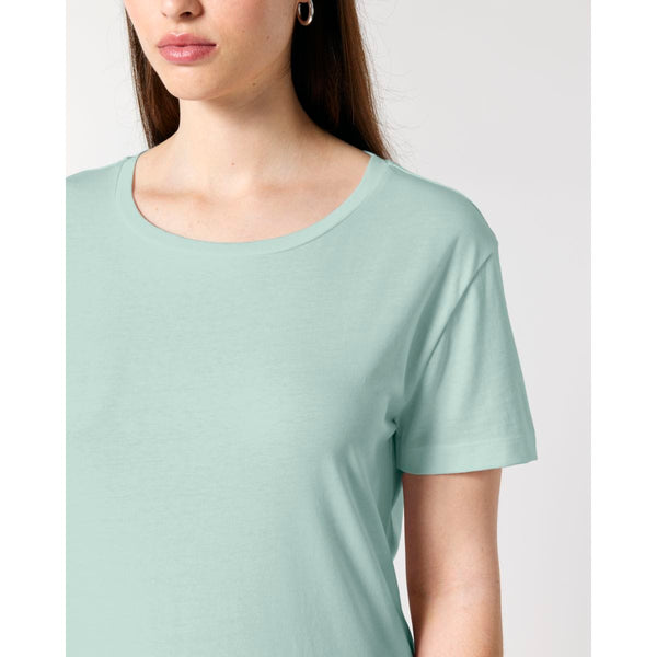 T Shirt Donna Con Scollo Tondo Ampio Stella Serena - personalizzabile con logo