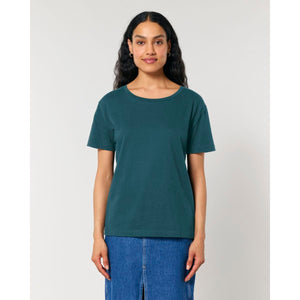 T Shirt Donna Con Scollo Tondo Ampio Stella Serena - personalizzabile con logo