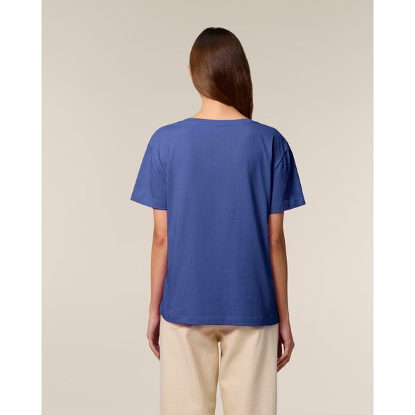 T Shirt Donna Con Scollo Tondo Ampio Stella Serena - personalizzabile con logo
