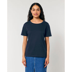 T Shirt Donna Con Scollo Tondo Ampio Stella Serena - personalizzabile con logo