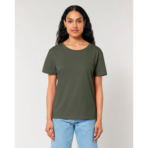 T Shirt Donna Con Scollo Tondo Ampio Stella Serena - personalizzabile con logo