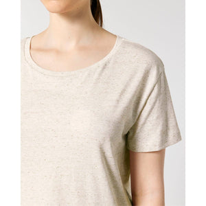 T Shirt Donna Con Scollo Tondo Ampio Stella Serena - personalizzabile con logo