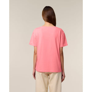 T Shirt Donna Con Scollo Tondo Ampio Stella Serena - personalizzabile con logo