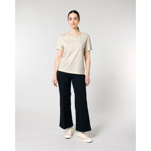 T Shirt Donna Con Scollo Tondo Ampio Stella Serena - personalizzabile con logo