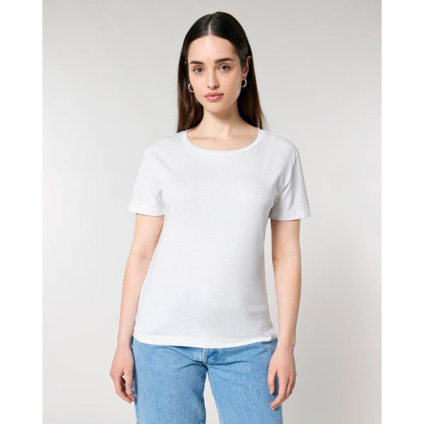 T Shirt Donna Con Scollo Tondo Ampio Stella Serena - personalizzabile con logo