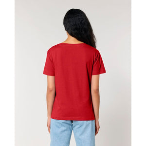T Shirt Donna Con Scollo Tondo Ampio Stella Serena - personalizzabile con logo