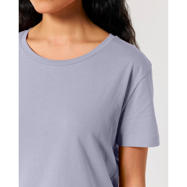 T Shirt Donna Con Scollo Tondo Ampio Stella Serena - personalizzabile con logo