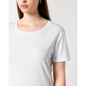 T Shirt Donna Con Scollo Tondo Ampio Stella Serena - personalizzabile con logo
