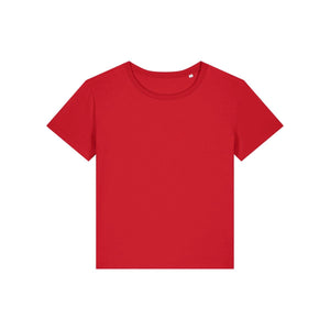 T Shirt Donna Con Scollo Tondo Ampio Stella Serena red / XS - personalizzabile con logo