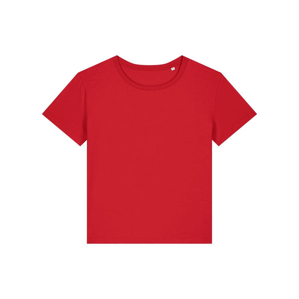 T Shirt Donna Con Scollo Tondo Ampio Stella Serena red / XS - personalizzabile con logo