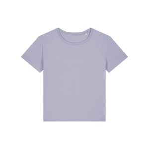 T Shirt Donna Con Scollo Tondo Ampio Stella Serena viola / XS - personalizzabile con logo