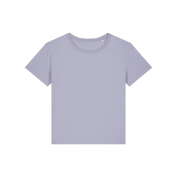 T Shirt Donna Con Scollo Tondo Ampio Stella Serena viola / XS - personalizzabile con logo