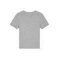 T Shirt Donna Corta Fitted Stella Ella grigio / XS - personalizzabile con logo