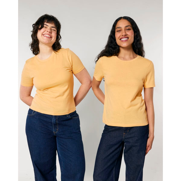 T Shirt Donna Corta Fitted Stella Ella - personalizzabile con logo