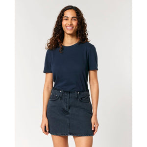T Shirt Donna Corta Fitted Stella Ella - personalizzabile con logo