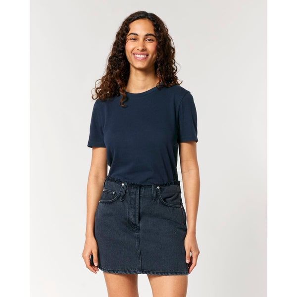 T Shirt Donna Corta Fitted Stella Ella - personalizzabile con logo