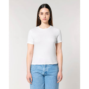 T Shirt Donna Corta Fitted Stella Ella - personalizzabile con logo
