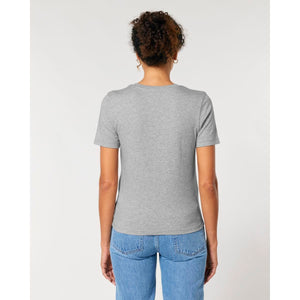 T Shirt Donna Corta Fitted Stella Ella - personalizzabile con logo