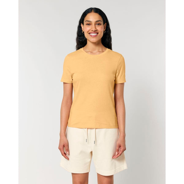 T Shirt Donna Corta Fitted Stella Ella - personalizzabile con logo