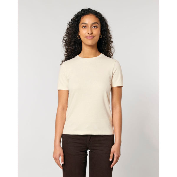T Shirt Donna Corta Fitted Stella Ella - personalizzabile con logo