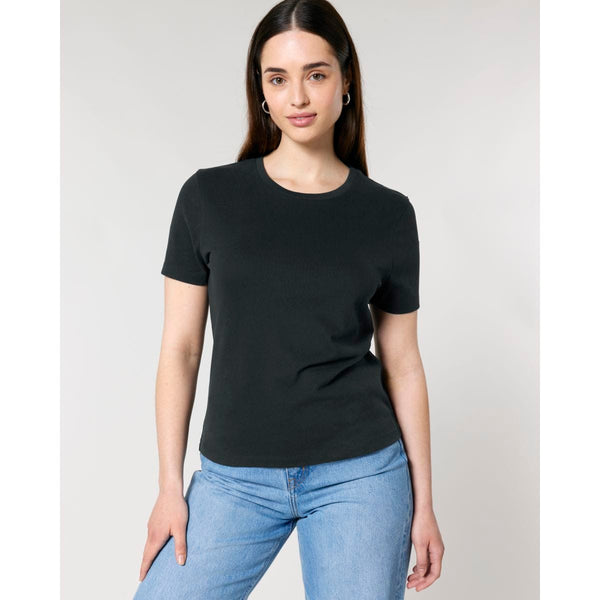 T Shirt Donna Corta Fitted Stella Ella - personalizzabile con logo