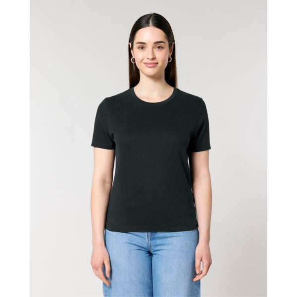 T Shirt Donna Corta Fitted Stella Ella - personalizzabile con logo