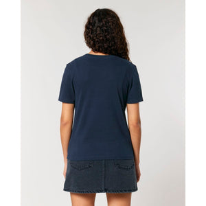 T Shirt Donna Corta Fitted Stella Ella - personalizzabile con logo