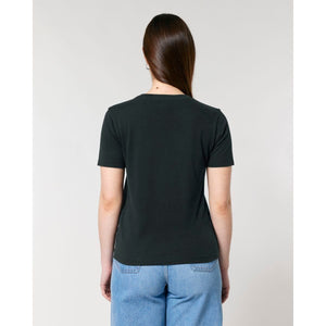 T Shirt Donna Corta Fitted Stella Ella - personalizzabile con logo