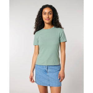 T Shirt Donna Corta Fitted Stella Ella - personalizzabile con logo