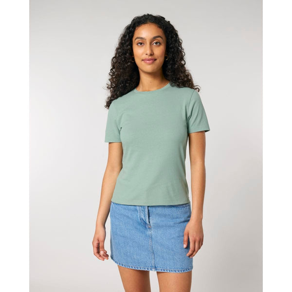 T Shirt Donna Corta Fitted Stella Ella - personalizzabile con logo