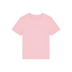 T Shirt Donna Corta Fitted Stella Ella rosa / XS - personalizzabile con logo