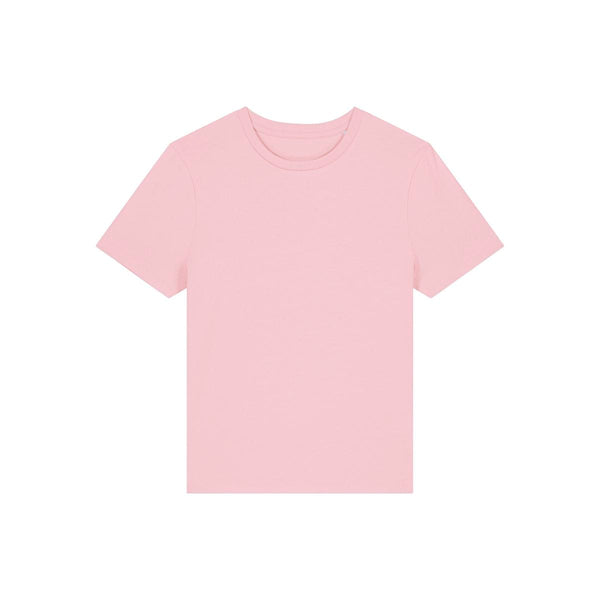 T Shirt Donna Corta Fitted Stella Ella rosa / XS - personalizzabile con logo
