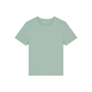 T Shirt Donna Corta Fitted Stella Ella verde / XS - personalizzabile con logo
