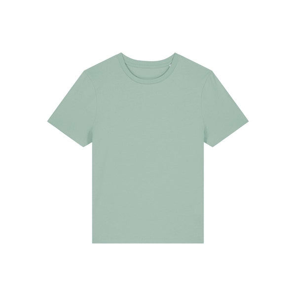 T Shirt Donna Corta Fitted Stella Ella verde / XS - personalizzabile con logo