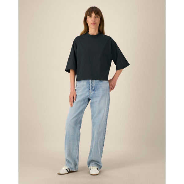 T Shirt Donna Corta In Cotone Riciclato Stella Raya - personalizzabile con logo