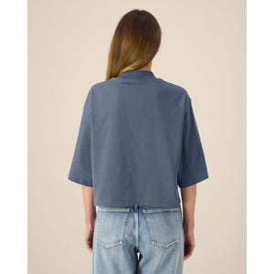 T Shirt Donna Corta In Cotone Riciclato Stella Raya - personalizzabile con logo