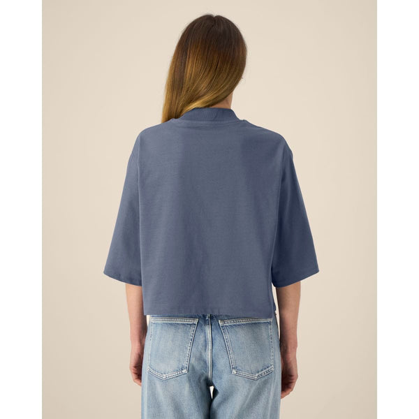 T Shirt Donna Corta In Cotone Riciclato Stella Raya - personalizzabile con logo