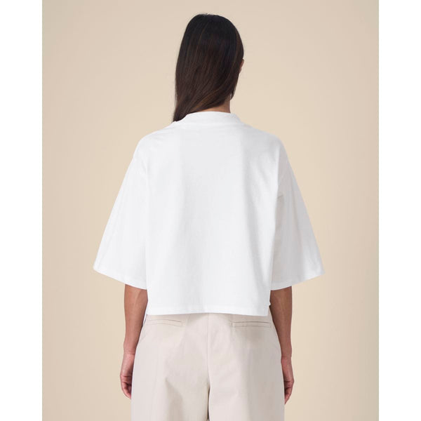 T Shirt Donna Corta In Cotone Riciclato Stella Raya - personalizzabile con logo